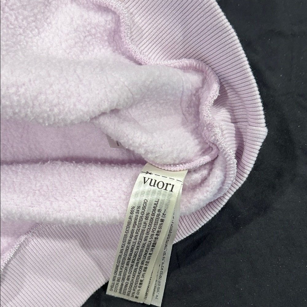 Vuori restore oversized crew 2.0 in sold out lilac breeze color - Picture 7 of 8